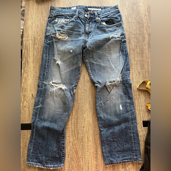 AG Adriano Goldschmied ex boyfriend crop jean - Picture 2 of 6